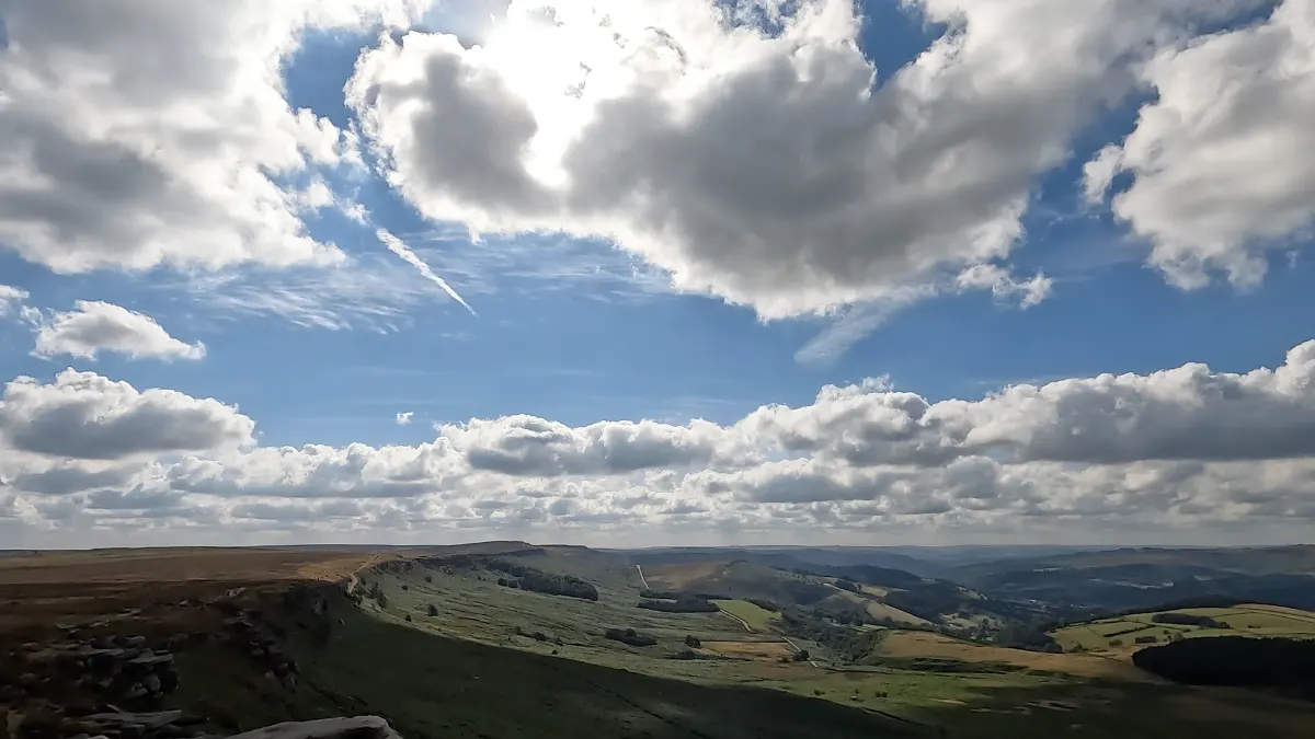 On the Stanage Edge from Bamford route